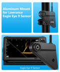 Heavy Duty Aluminum Mount For Lowrance Eagle Eye Nine Sensor on PVC rod with marine setup