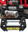 Beefy 2000Lb Winch Roller Fairlead For Steel Cable, 126mm 4.96in, High Strength Electric Roller Fairlead For UTV ATV Winches, Accessories Replacement And Smooth Rope Winding on off-road winch