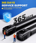 365 days service support for 12 Inch 40lb Gas Struts Set For Truck Tool Box Lid Camper Shell Canopy Lift Shocks Weather Guard Replacement Part