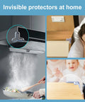 8 Pack Baby Corner Protectors With Soft Silicone For Furniture And Glass Countertops Clear Corner Guards Bumpers in use