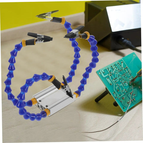 Multifunction Soldering Station And Welding Table Stand With Arms And Base Portable Helping Hands Tool For PCB Repair