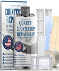 DIY Friendly Traceless Clear Epoxy Countertop Repair Kit For Granite Marble And Stone Surfaces with tools and packaging