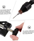 One Set Drill Bit Kit For Woodworking Jewelry Making And PCB Drilling Hand Drill Tools With Pin Vise Demonstrating Grip and Use