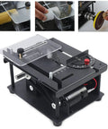 Rock Solid Woodworking Sliding Table Saw With Variable Speed Control And Heavy Duty Steel Build featuring precision cutting for crafting.