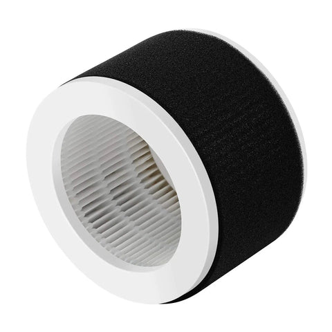 Replacement Filter For EPI810 Air Purifier With 3-In-1 HEPA Filtration, showing filter layers, black and white design.