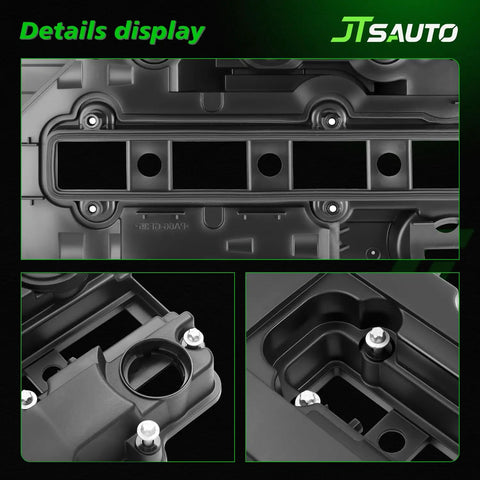 Chevy Engine Valve Cover Kit With Gaskets Bolts And Oil Filler Cap For Easy Install On 2011 Through 2020 Cruze Sonic Trax Volt ELR Encore One Point Four L Turbo Replacement Replaces 55573746 25198498 25198874 details