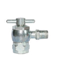 Schrader High Pressure No Air Loss Coupler 556 Pro Grade For Filling Shocks, steel body, NPT1/8 male connector, side view