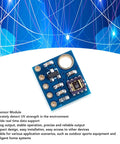 Dope UV Ray Detection Sensor Module With Analog Output For Microcontrollers ML8511 UV Sensor Board High Sensitivity And Stable Readings Pro Grade PCB Build For Easy Integration, blue PCB close-up