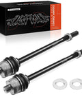 Front Inner Tie Rod End For Chevy GMC Cadillac Trucks And SUVs Bolt On Direct Replacement Fits Silverado Avalanche Suburban Tahoe Yukon Escalade And More 1999 2010 Replace Worn Steering Linkage For A Smooth Ride, steel, pre-greased