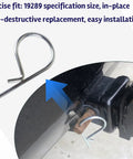 Rugged Heavy Duty Trailer Sway Control Clips Zinc Alloy Pins For Travel Trailers RVs And Hitch Accessories, installed