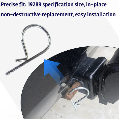 Rugged Heavy Duty Trailer Sway Control Clips Zinc Alloy Pins For Travel Trailers RVs And Hitch Accessories, installed