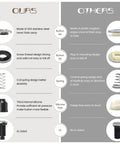 Comparison of stainless steel garbage disposal air switch kit brushed nickel vs plastic alternatives showing components and benefits.