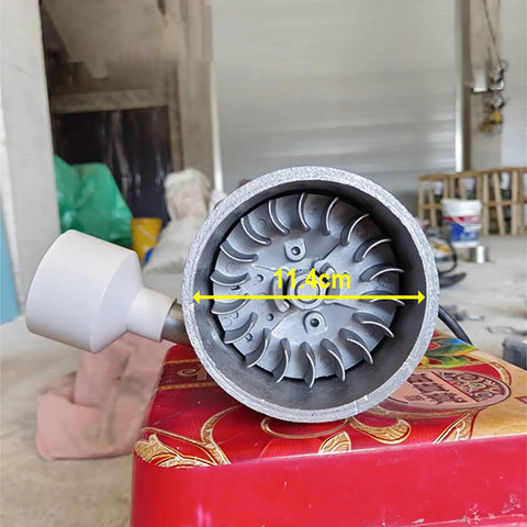11cm turbine detail of 1000W Micro Hydroelectric Generator Power Station For Home Lighting And Outdoor Adventures 220V Hydropower