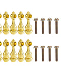 Heavy Duty Kirsite Shelf Brackets For Home Decor, Solid And Secure Storage Cabinet Hardware, Simple Clamp Design, screws