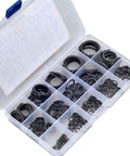 Heavy Duty External Circlip Set Workhorse 250 To 300 Pieces C Type Snap Ring Assortment Kit M4 To M25 in open box
