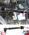 Heavy Duty Tie Rods Kit For 1999-2007 Chevy GMC Silverado Sierra 1500 0-6 Inch Adjustable Tie Rod Ends installed on front suspension