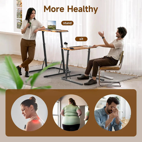Adjustable Standing Desk For Treadmills And Bike Workouts, Super Easy Mount Desk Attachment, DIY Home Gym Office Setup