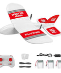 KF606 RC Plane For Newbies With Three Batteries 2 4 GHz Remote Control Airplane EPP Foam Fixed Wing Glider Ready To Fly Toy components