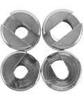 4 Piece Car Dent Puller Kit With Iron Adapters For Auto Body And Sheet Metal Repair, Compact And Portable, Ideal For On The Go Repairs, Home Garage Use, And Pro Shops., four silver iron adapters
