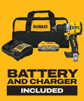 Heavy Hitter 20V Max Brushless Cordless Drill Driver With One Half Inch Keyless Chuck Five Ah Powerstack Battery Quick Charger and case.