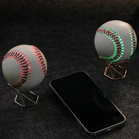 Rose Gold Premium Metal Baseball Display Stand For Baseballs Tennis Balls Golf Balls And Collectibles Sturdy Stainless Steel Holder