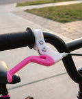 Kids Bike Brake Lever Set, 2 Pack Universal Brake Handles For Kids Bikes, Replacement Plastic Levers, Rosy Color