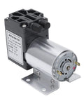 Slick Dc 12v Mini Vacuum Pump Featuring 6w Micro Diaphragm Engineering and rugged aluminum housing for smooth air suction.