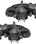 AWD Front Two Piece Steering Knuckles With Wheel Bearing Hubs Assembly For 2008 2009 2010 2011 2012 2013 Toyota Highlander 3.5L V6