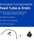 Humidifier Maintenance Kit With Water Panel For Whole-House Humidifiers Models 350 And 360 - Feed Tube, Orifice, Strainer, Spud
