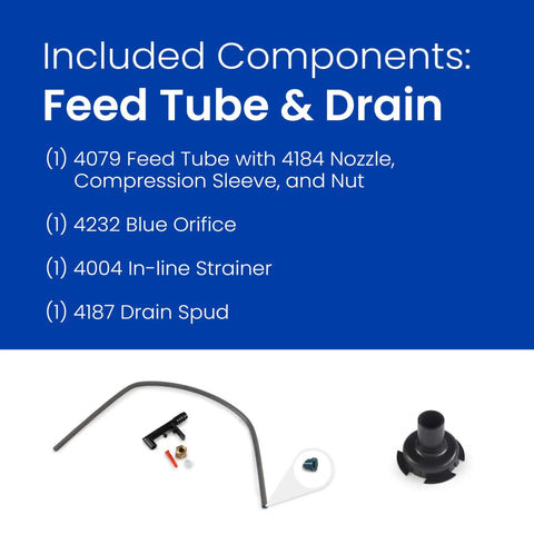 Humidifier Maintenance Kit With Water Panel For Whole-House Humidifiers Models 350 And 360 - Feed Tube, Orifice, Strainer, Spud
