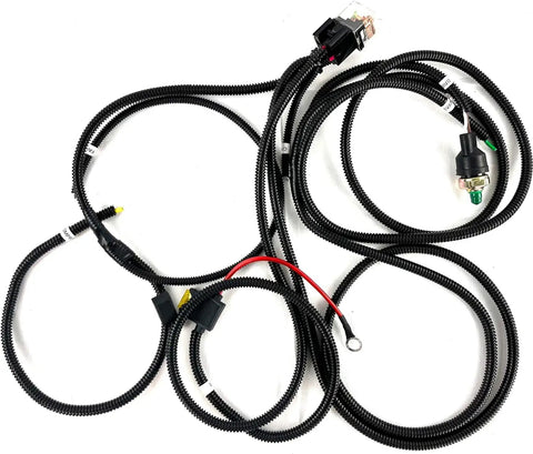 Universal Underdash Air Conditioning Kit With Aluminum Condenser And Wiring Harness 12 Volt DC Wiring Harness for easy installation.