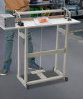 Solid Workhorse Foot Pedal Heat Sealing Machine 110V 850W in use sealing bags at a commercial workshop table.