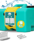 9 Gallon Portable Eye Wash Station OSHA Approved Wall Mounted Emergency Eye Wash With Dual Spray ANSI Certified Unit