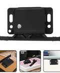 2 Pack RV Cabinet Latches and Drawer Catches with Push Latch Mechanism Heavy Duty ABS Construction shown with screws and adhesive