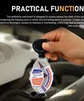 Handheld Heavy Duty Automotive Antifreeze Tester, quick snap gauge measuring coolant density in a car engine.