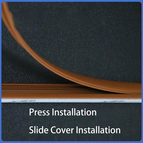 Self Adhesive PVC Cable Channel Cover Is A Total Game Changer Wire Management Track Peel And Stick Cord Raceway viewed with press and slide cover installation options.
