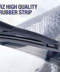 Close-up of 12 Inch Rear Wiper Blades Replacement For Toyota RAV4 Highlander Land Cruiser Yaris Venza Sienna, premium rubber.