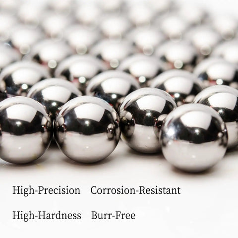 Set Of Twenty Five 0.625 Inch Hardened Chrome Steel Bearing Balls For Precision Machining And DIY Workhorse Projects, polished finish