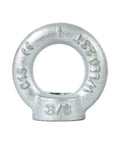 Heavy Duty Lifting Eye Nuts 3/8-16 UNC Thread, Drop Forged Galvanized C15 Steel, Ring Shape Lifting Eye Nut, front view