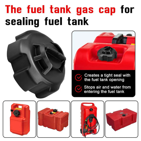 Marine Gas Cap For Boat Fuel Tank Fits Tempo And Broad Range Of Marine Tanks For Manual Vent Cap Replacement Easy Install Black 1 Pack 62150110 Compatible With Tempo And Other Popular Tanks Seals Tight And Leak Proof
