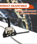 Beefy Heavy Duty Roller Chain Breaker And Detacher Tool For 25 35 40 41 50 60 Chains Including 415H 428H 520 530 shown in use
