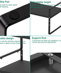 Expandable Cabinet Storage Shelf Organizer Heavy Duty Steel Space Saver with stackable design and adjustable height features.