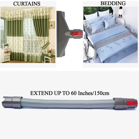 Versatile Vacuum Attachments Compatible With Cordless Vacuum Models V7 V8 V10 V11 V15 flexible hose extending to 60 inches