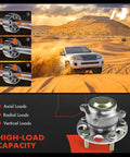 Rear Wheel Bearing And Hub Assembly 5 Lug Bolt On Fit For Honda Accord 2013 2014 2015 2018 2019 2020 2021 2022 2023 And Acura TLX 2015 2020 Premium Replacement With Easy Install And Long Lasting Durability showing high-load capacity for axial, radial, and vertical loads.
