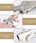 8 Piece Double Wheel Replacement Door Runners For Sliding Windows And Wardrobes Heavy Duty Pulleys in hand with smooth wheels.