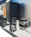 Close-up of Jaryannix Automatic Wire Stripping And Bending Machine 110V showing cutting blades and precision control features.
