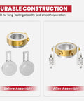 AG-60 Plasma Cutter Roller Guide Wheel Spacer Compass Stand Off For SG-55 WSD-60 BTC500DP With Pilot Arc Starting, dual wheel guide