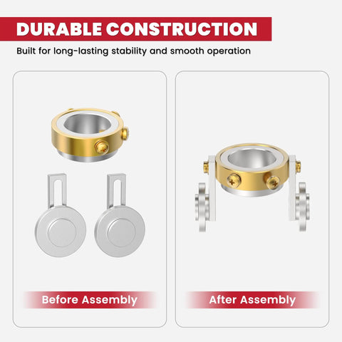 AG-60 Plasma Cutter Roller Guide Wheel Spacer Compass Stand Off For SG-55 WSD-60 BTC500DP With Pilot Arc Starting, dual wheel guide