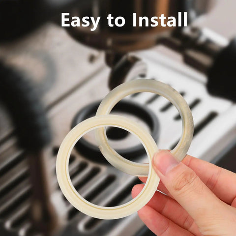 Two 54mm Silicone Steam Rings Replacement Gasket For 54mm Group Head Espresso Machines Easy Install Durable Food Grade Seals BPA Free Reusable No Mess