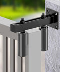 6 Inch Slide Gate Guide Roller With UHMW Nylon Durable Adjustable Support Assembly For Sliding Gates Prevents Tilting And Falling